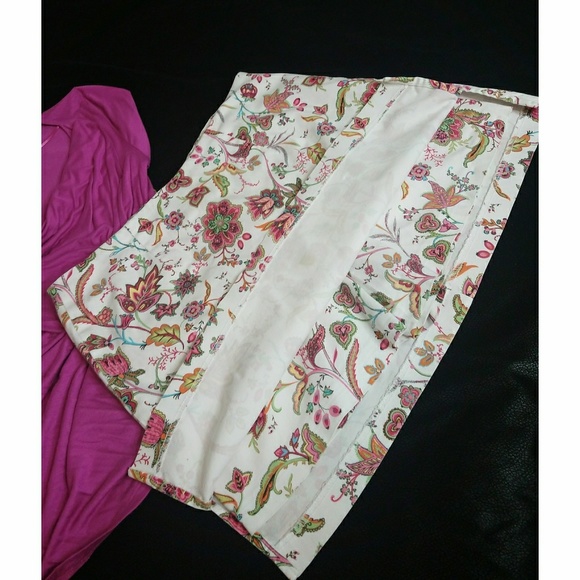 Bamboo Traders Floral Print Skort sz 12 - Picture 4 of 4